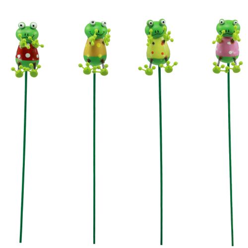 Produkt Wtyczki roślinne żabki ozdobne kwiatki 24cm 16 szt