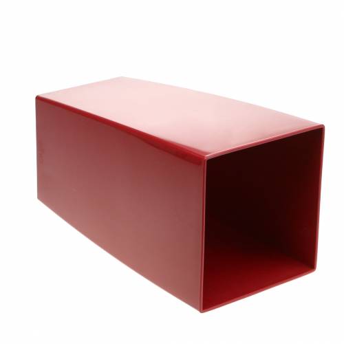 Floristik24 Wazon na rośliny czerwony Milano Diamond 11l 20cm
