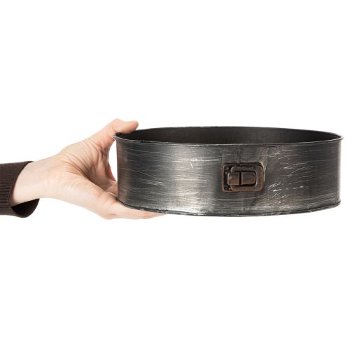 Produkt Doniczka, dekoracyjna forma do pieczenia, forma do sadzenia, metalowa ozdoba Ø24cm H7,5cm