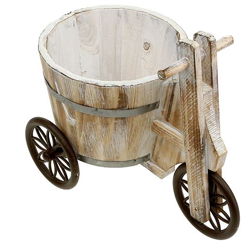 Floristik24 Planter Tricycle White H25cm