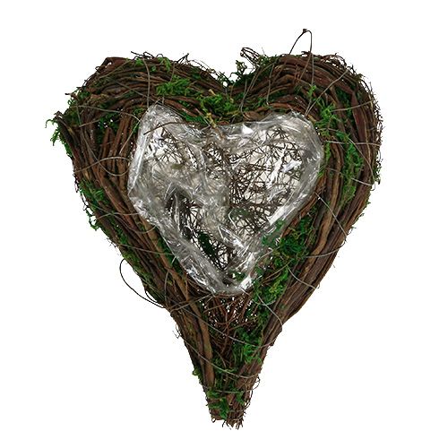 Produkt Doniczka Serce Mech Winorośli 21cm x 26cm H6cm