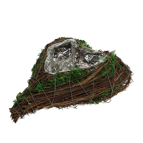 Produkt Doniczka Serce Mech Winorośli 21cm x 26cm H6cm