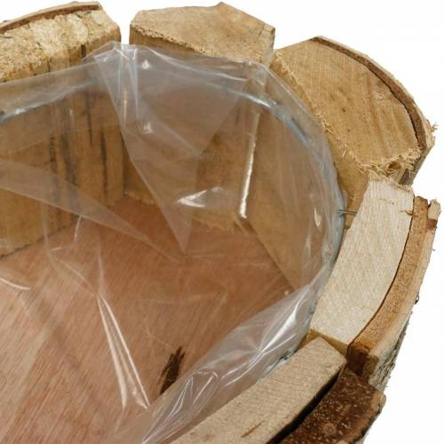 Produkt Sadzarka, drewniana misa w kształcie serca, sadzarka z drewna brzozowego, misa w kształcie serca 27×28cm