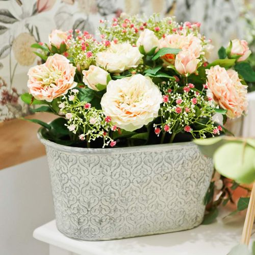 Produkt Planter Zinc Tub Crème 36cm