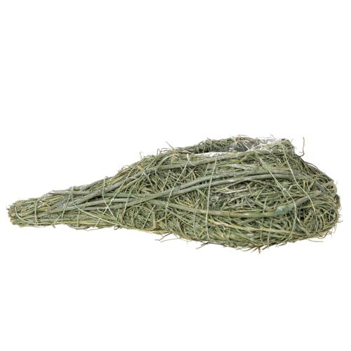 Naturalne serce roślinne do florystyki z folią, 25cm | Floristik24.pl