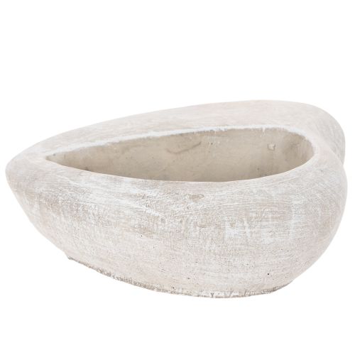 Doniczka w kształcie serca, odlew kamienny, dekoracyjna, 17 cm | Floristik24.pl