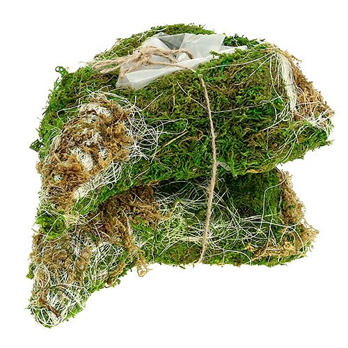 Floristik24 Mech roślinny serce 30cm x 20cm 2szt.