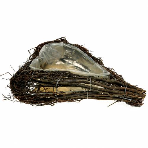 Floristik24 Roślinne gałęzie serca natura 50cm x 37cm