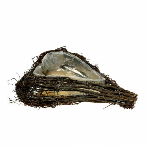 Floristik24 Roślinne gałęzie serca natura 40cm x 30cm