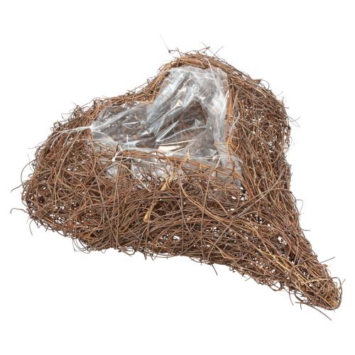 Floristik24 Serce roślinne Serce winorośli Miska na rośliny Natural Salim 25x30x6cm