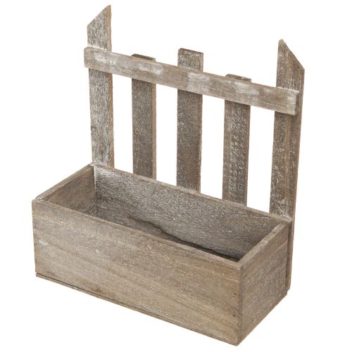 Produkt Doniczka Drewniana Mini Skrzynka na Kwiaty L22/25 cm Zestaw 2 szt.