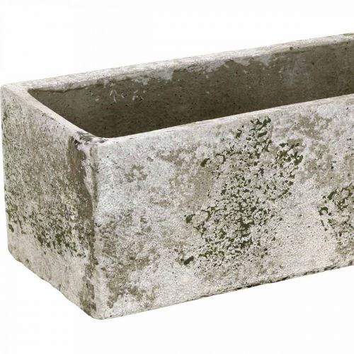 Produkt Doniczka betonowa antyczna prostokątna donica 30×8×7cm