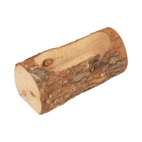Floristik24 Skrzynka na rośliny drewniana dekoracyjna rustykalna naturalna 20cm×8,5cm×7,5cm