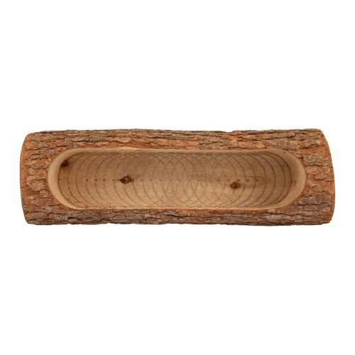 Floristik24 Skrzynka na rośliny drewniana dekoracyjna rustykalna naturalna 30cm×10,5cm×8cm