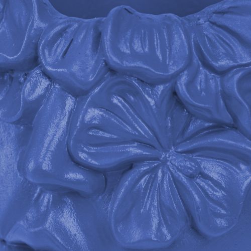 Produkt Roślina Głowa Poliresin Popiersie Doniczka Niebieski 13.5×13×14cm