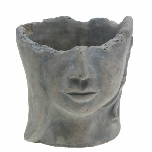 Floristik24 Betonowa głowica do sadzenia Bust Grey H14,5cm 2szt.