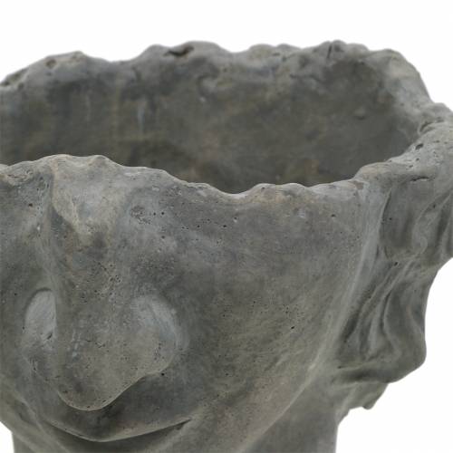 Floristik24 Betonowa głowica do sadzenia Bust Grey H23,5cm