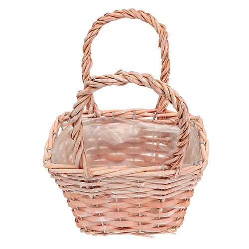 Floristik24 Planter Basket Orange 20cm x 14cm H13cm