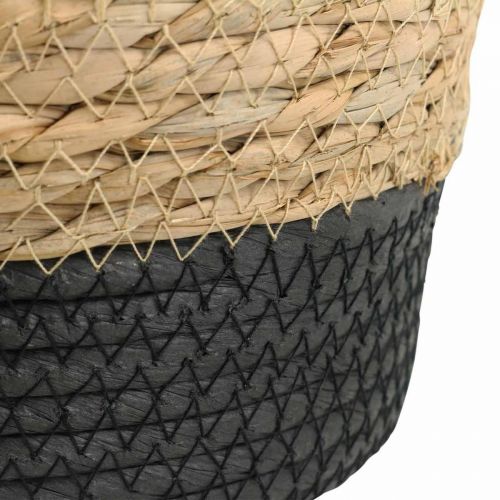Floristik24 Kosz na rośliny donica z trawy morskiej deco natura Ø23cm W20cm