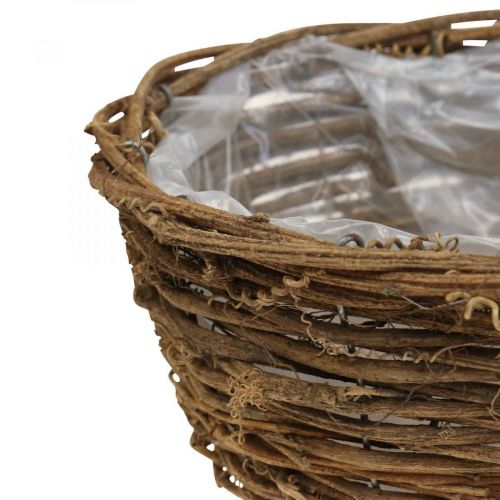 Floristik24 Kosz na rośliny doniczka rustykalne winorośle Ø20/25/28cm zestaw 3 sztuk