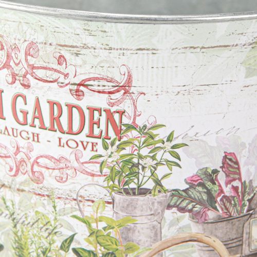 Produkt Doniczka doniczka okrągła metalowa Fresh Garden H21cm
