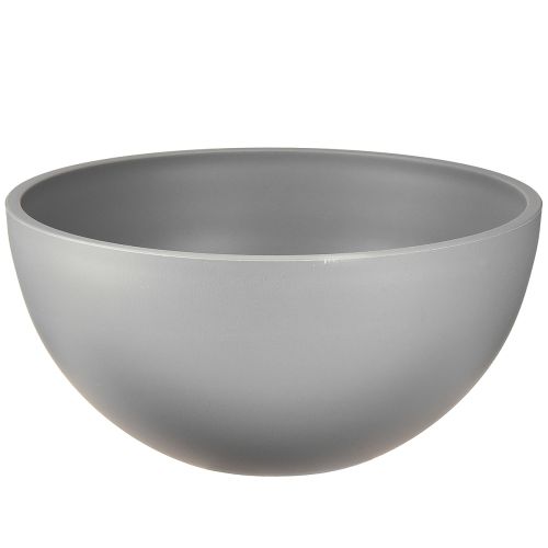 Doniczka plastikowa, misa na kwiaty, szara, Ø25cm, wys. 12cm