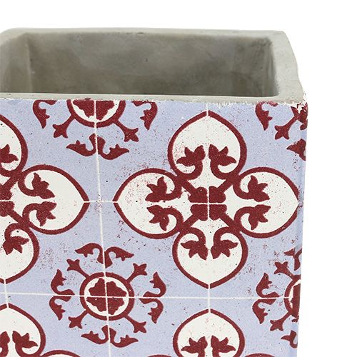 Floristik24 Doniczka do roślin z orientalnym wzorem 8cm x8cm /11cm x 11cm