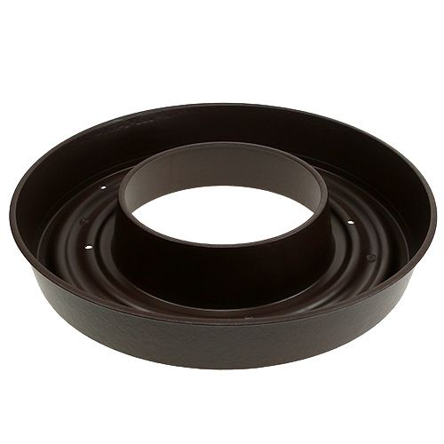 Floristik24 Obrączka roślinna "Rondino" Ø45cm brązowa 1szt
