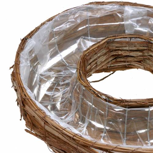 Floristik24 Kora roślinna naturalna miska do roślin Ø50/43cm zestaw 2 szt