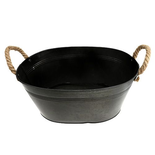 Floristik24 Planter Bowl Oval Antique 40 x 29cm H18cm 1szt.
