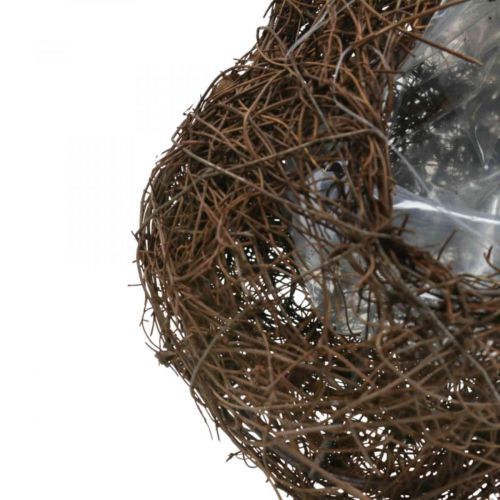 Produkt Cmentarz z sercem miski na rośliny, serce winorośli do sadzenia 21 cm