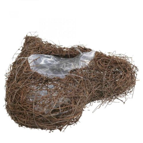 Produkt Cmentarz z sercem miski na rośliny, serce winorośli do sadzenia 21 cm