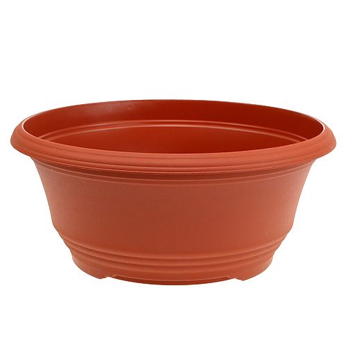 Floristik24 Plastikowa miska do sadzenia Ø27cm terakota 1 szt