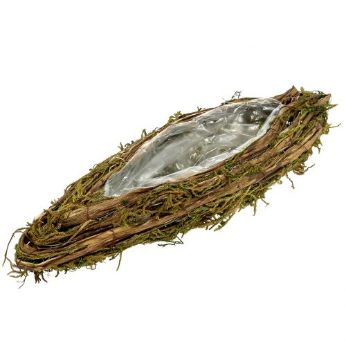 Floristik24 Łódka na roślinę na grób 57cm x 19cm 1 szt