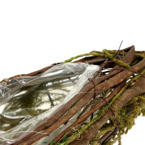 Floristik24 Łódeczka na roślinę owalna 41cm x 12,5cm 1 szt