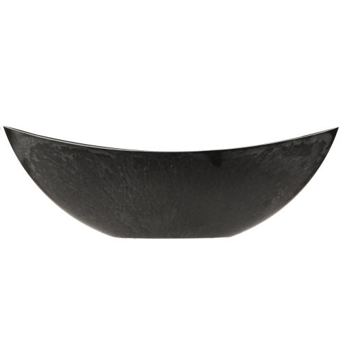 Produkt Plastikowa miska na roślinę w kolorze antracytowym 28×9×9cm 3szt