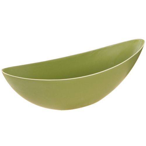 Produkt Łódź dekoracyjna plastikowa miska na roślinę zielona 28×9×9cm 3szt