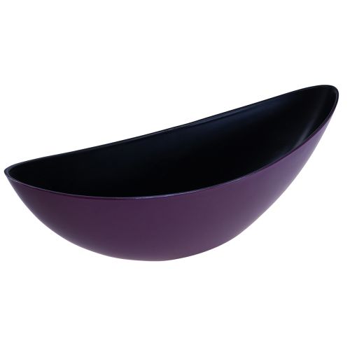 Produkt Ozdobna miska w kształcie łódki na rośliny fioletowa 38,5cm×12,5cm×13cm