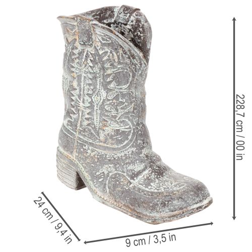 Dekoracyjne kowbojskie buty do sadzenia 24 cm | Floristik24.pl