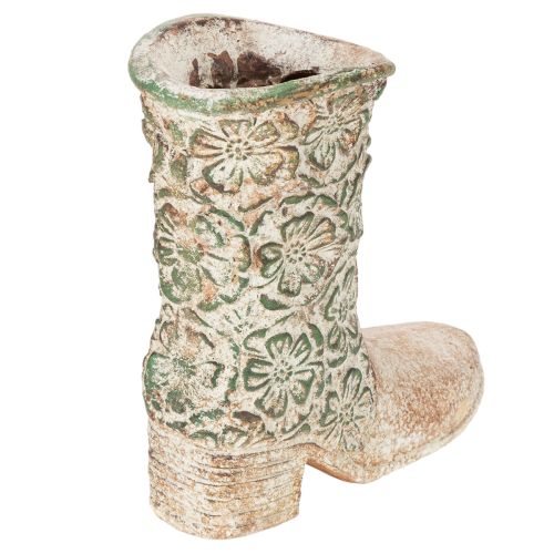 Doniczka kowbojska z motywem kwiatowym, 24 cm | Floristik24.pl