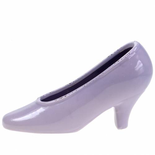 Floristik24 Planter Ladies Shoe Ceramic Lilac 20×6cm H12cm