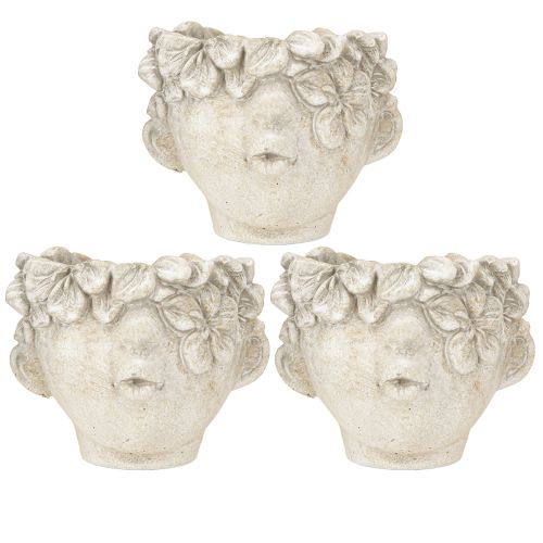 Produkt Doniczka popiersie buziak usta doniczka z kremem do twarzy wys. 10cm 3szt