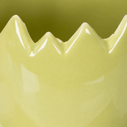 Produkt Doniczka z motywem jajka wielkanocnego do stylowej wiosennej dekoracji Twojego domu, 10 cm, 3 sztuki