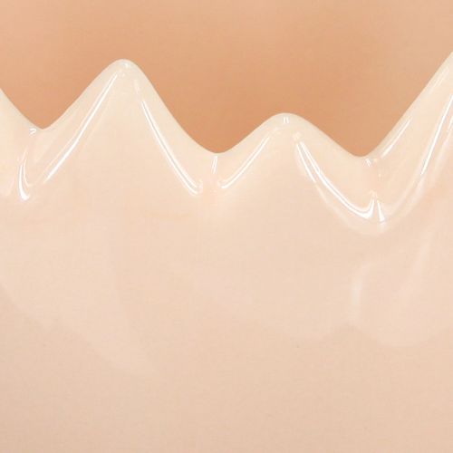 Produkt Doniczka w kształcie jajka z załamanym brzegiem do kreatywnego ustawienia na parapetach i stołach, 9 cm, 3 sztuki