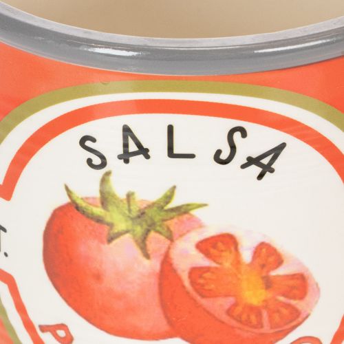 Produkt Dekoracyjne ceramiczne doniczki z motywem pomidora, stanowiące stylowy dodatek do domu, 14 cm, zestaw 3 szt.