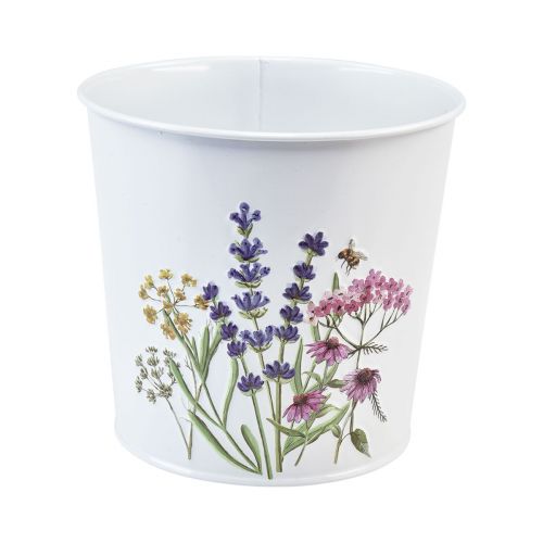 Floristik24 Doniczka, doniczka z blachy Ø15cm W14cm