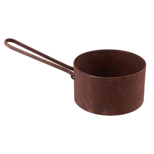 Produkt Doniczka metalowa donica na rdzę dekoracja Ø20cm W11cm