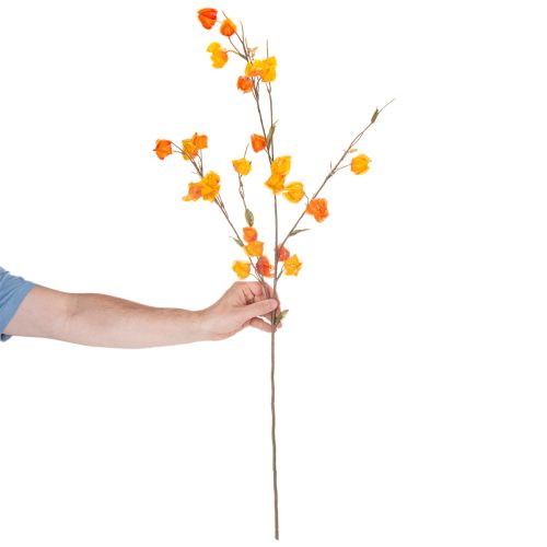 Sztuczna roślina w kształcie lampionu chińskiego, gałązka Physalis z kwiatami, 95 cm | Floristik24.pl