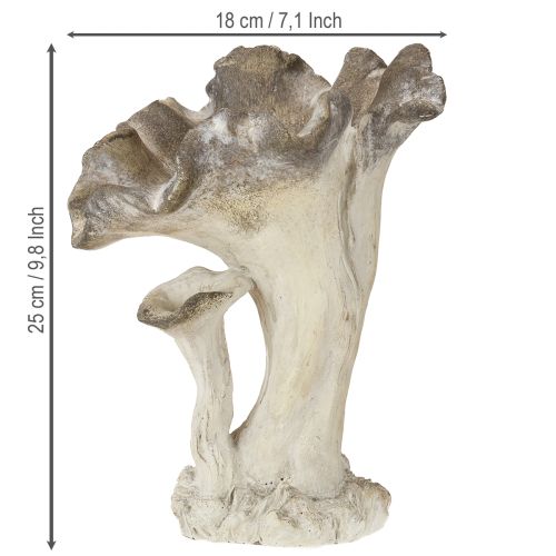 Produkt Grzyb dekoracja kamienna figurka ogrodowa szara 18×16×25cm