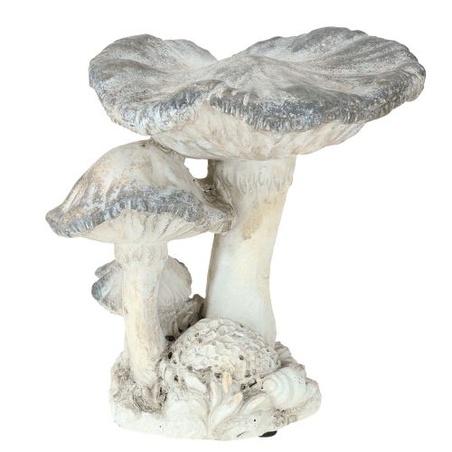 Produkt Kamień dekoracyjny grzybowy odlewany szary bielony 21,5×18×22cm